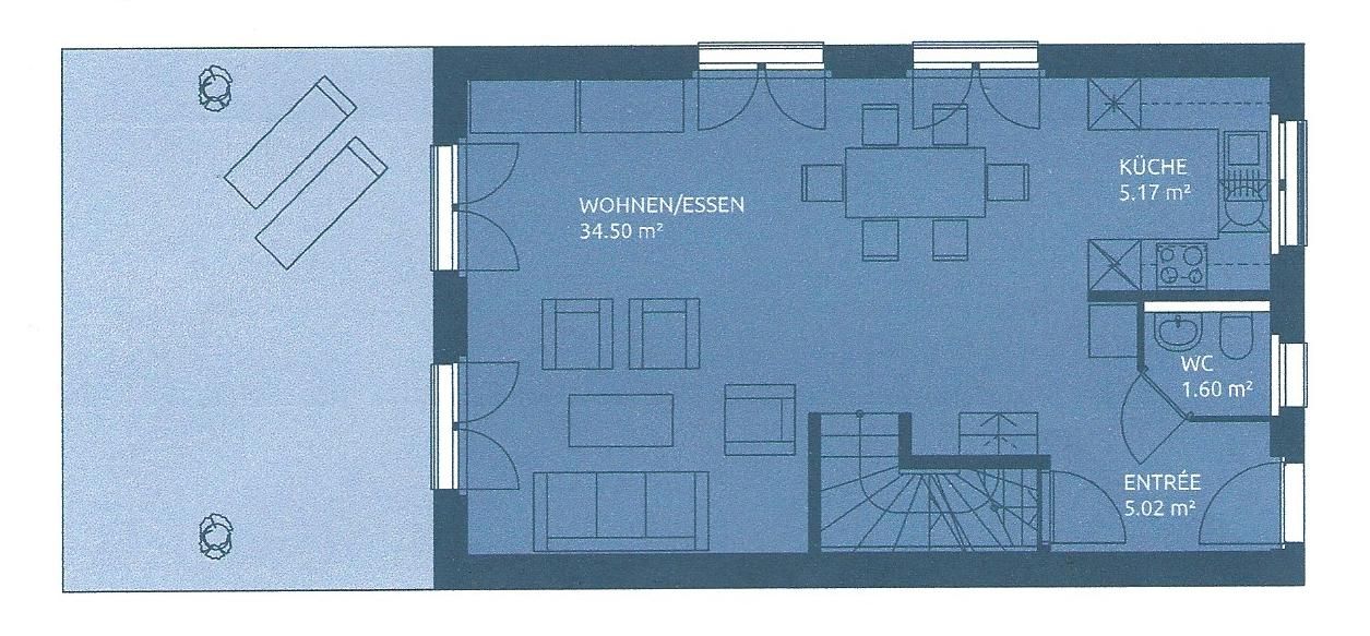 Der Grundriss des EG.