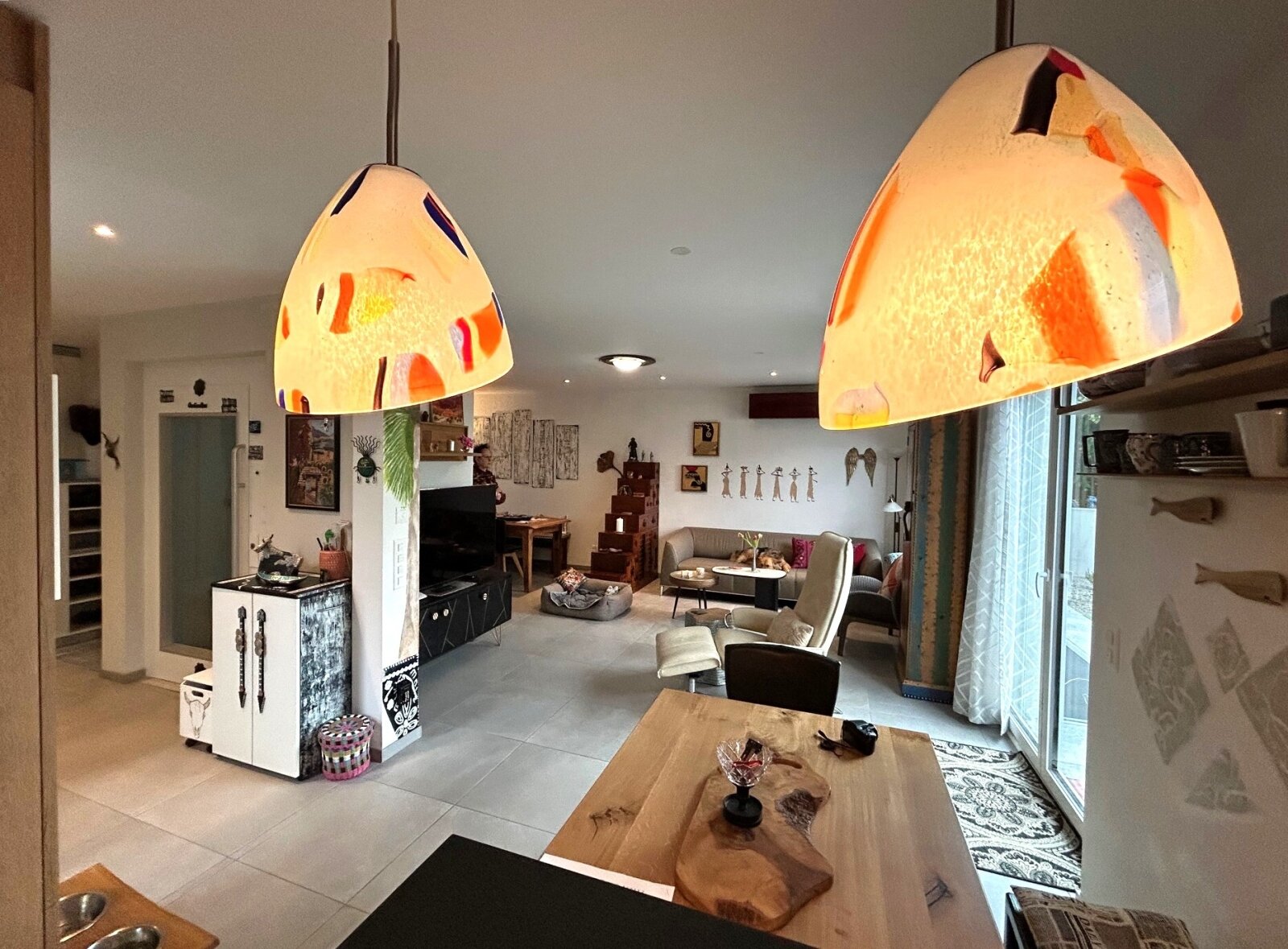 Der Blick von der Küche aus