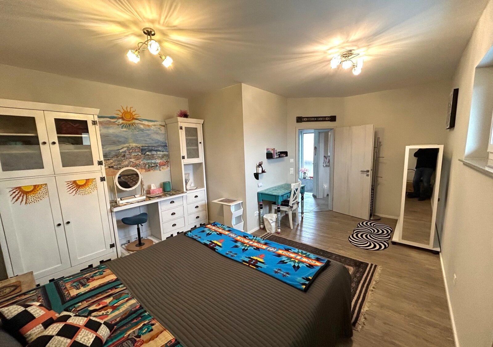 Das zweite Schlafzimmer im OG