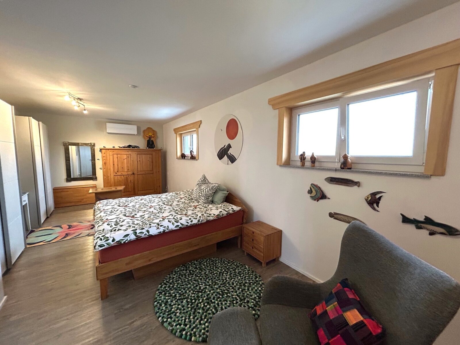 Hier eines der Schlafzimmer