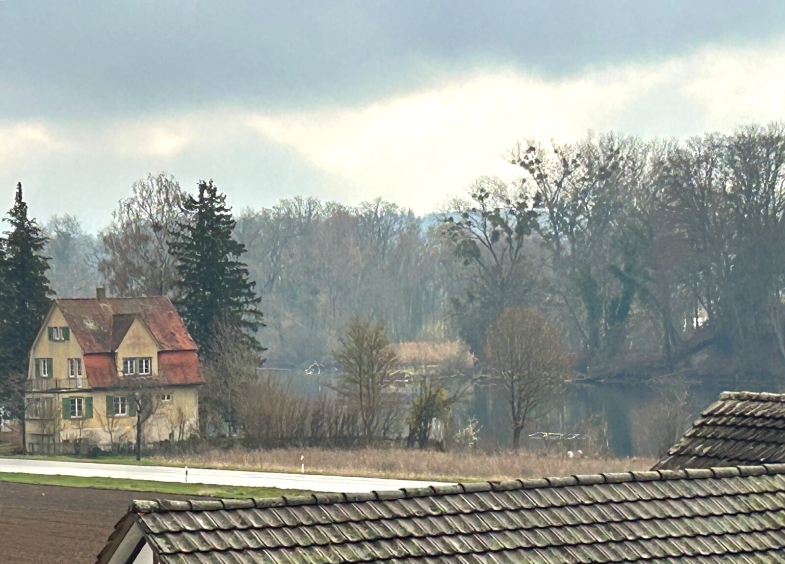Der RHEINBLICK vom Balkon aus.