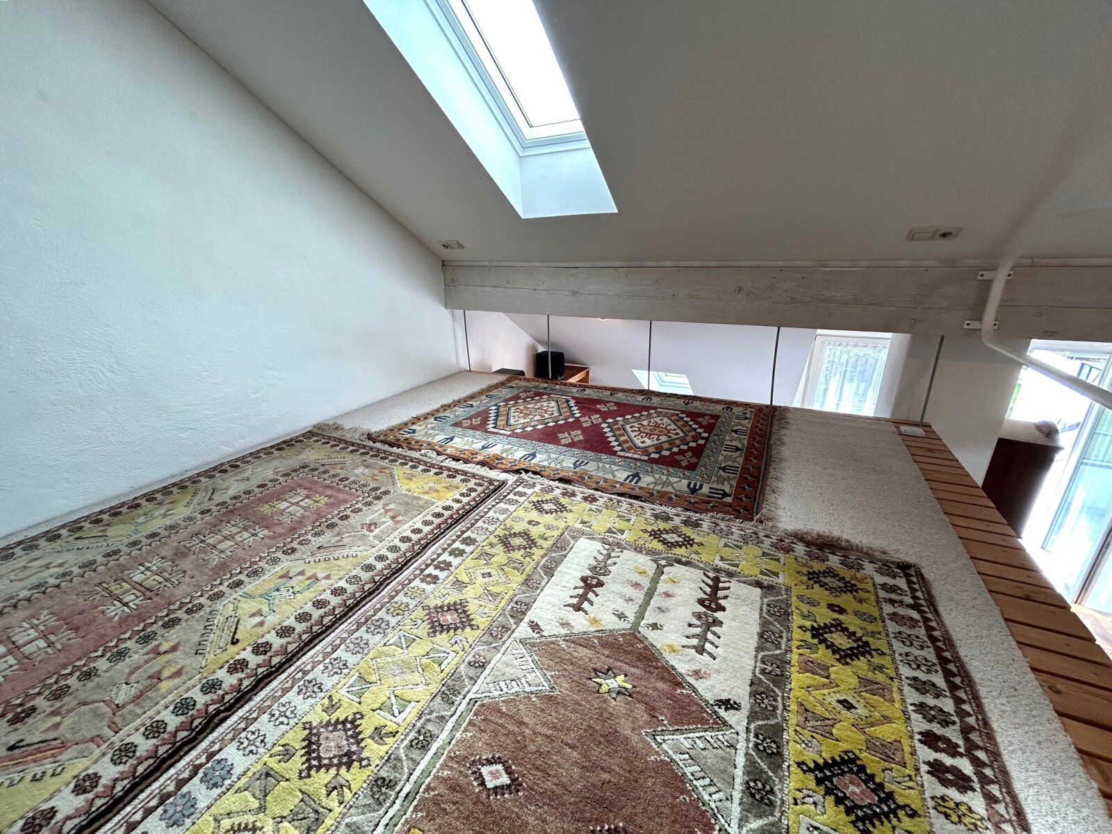 Der Schlafbereich in der Zwischenetage