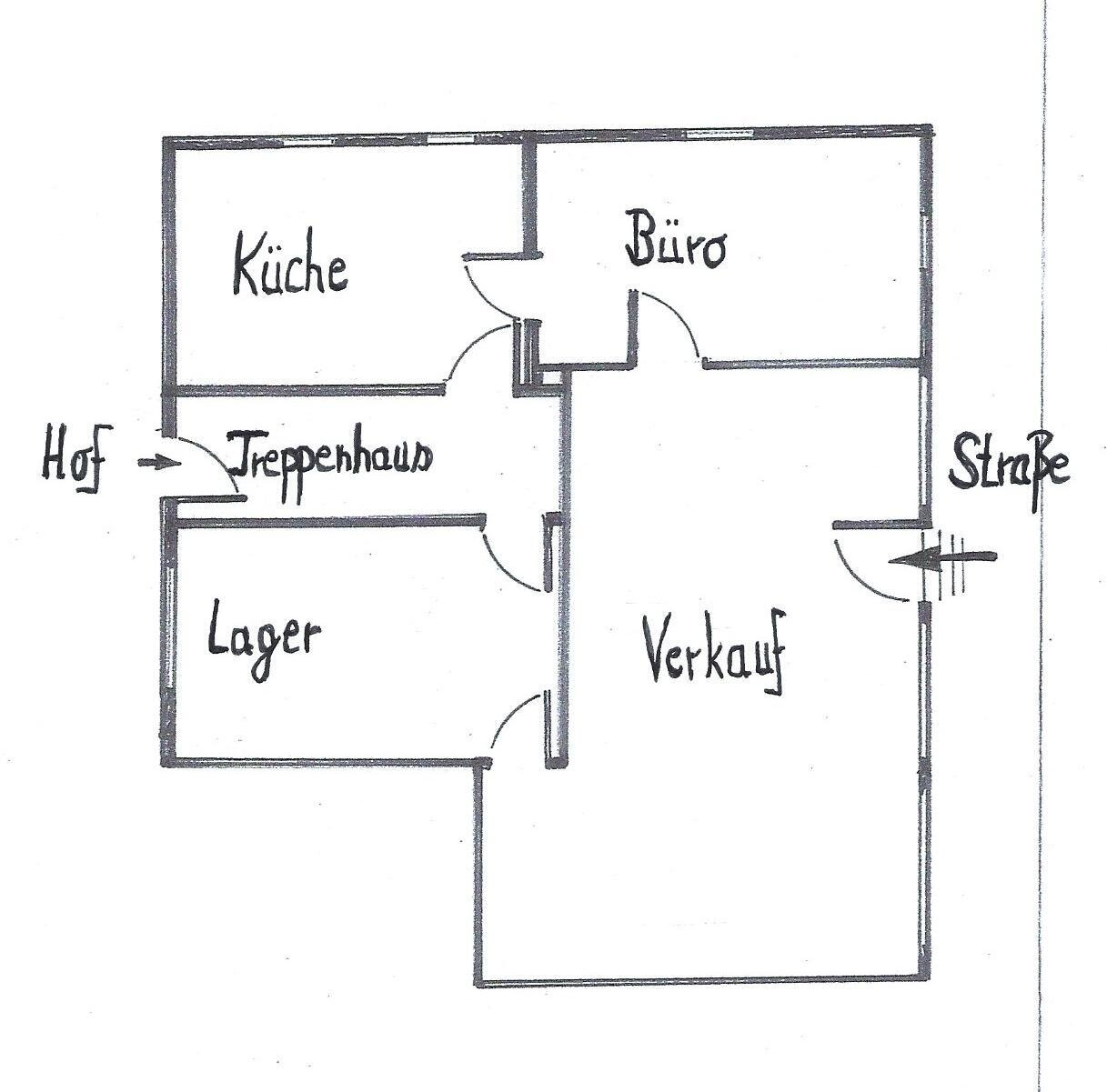 Der Grundriss der Räumlichkeiten